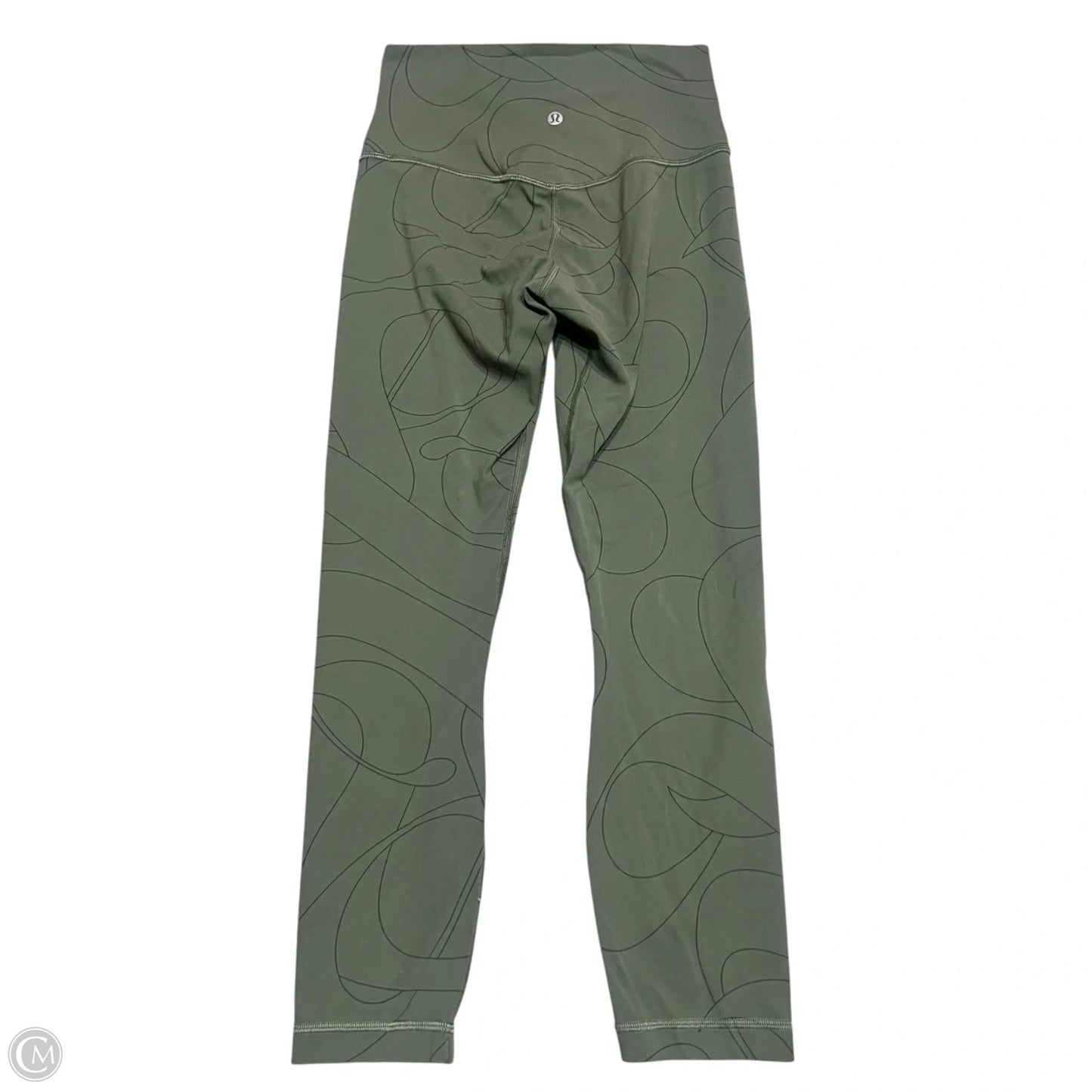 Athletic Leggings By Lululemon In Green, Size: 4