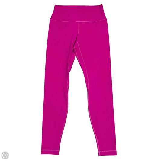 Athletic Leggings By Lululemon In Pink, Size: 8