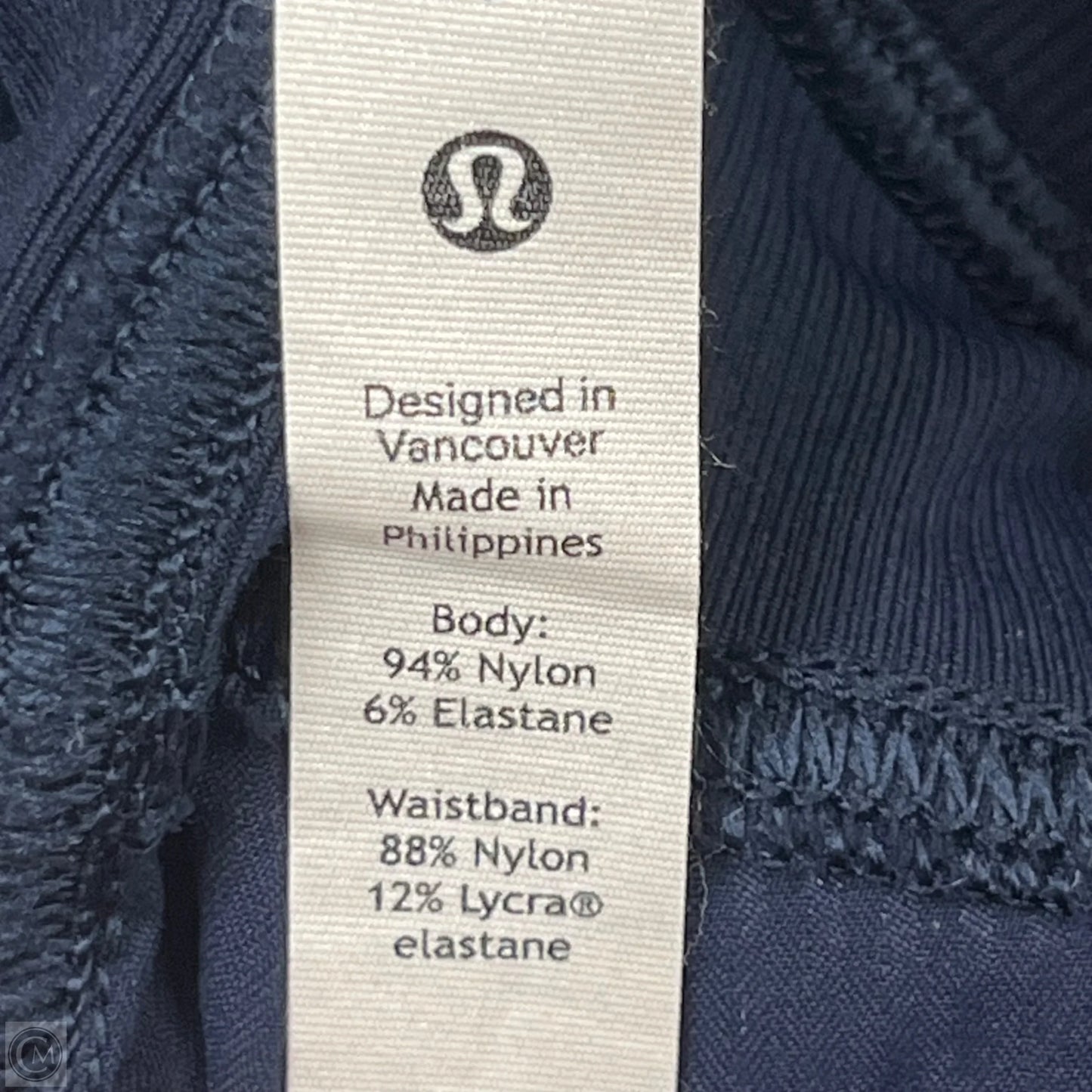Athletic Pants By Lululemon In Blue, Size: 0