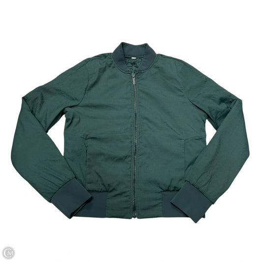 Athletic Jacket By Lululemon In Green, Size: S
