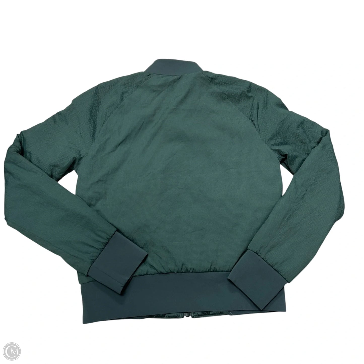 Athletic Jacket By Lululemon In Green, Size: S