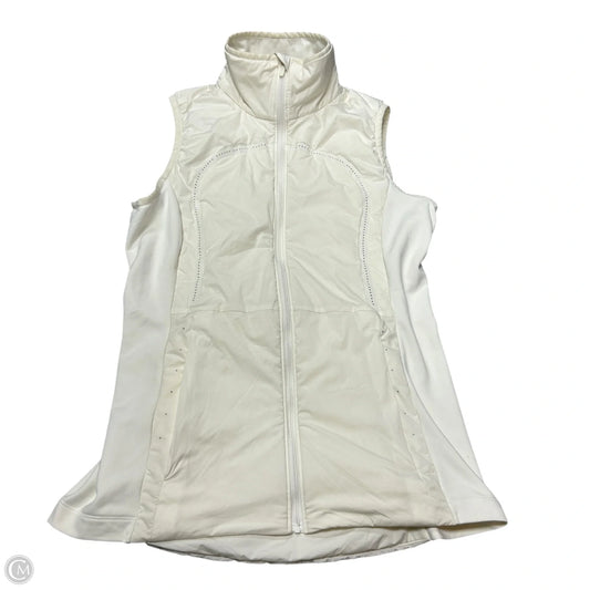 Vest Athletic By Lululemon In Cream, Size: 6