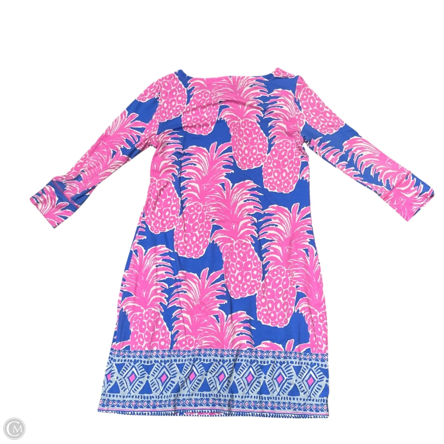Dress Designer By Lilly Pulitzer In Blue & Pink, Size: M
