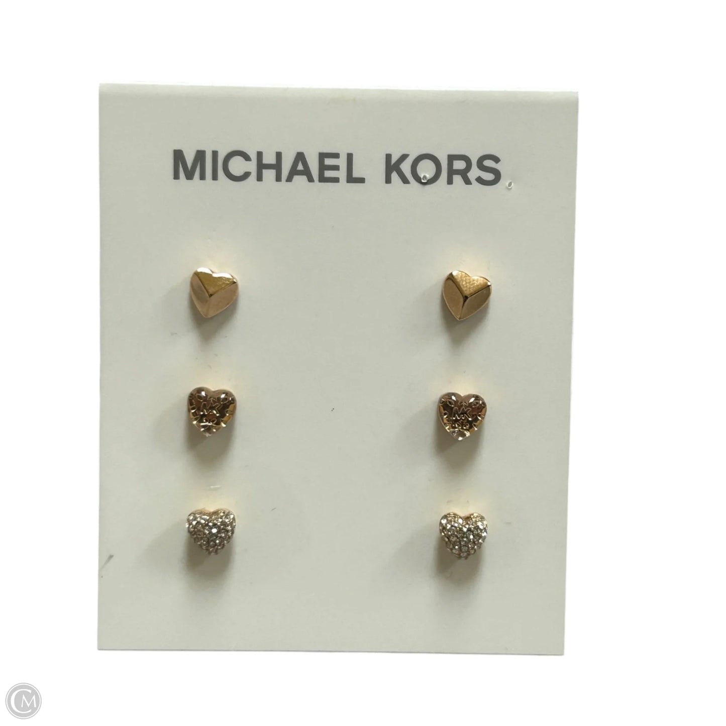 Earrings Designer By Michael Kors, Size: 03 Piece Set