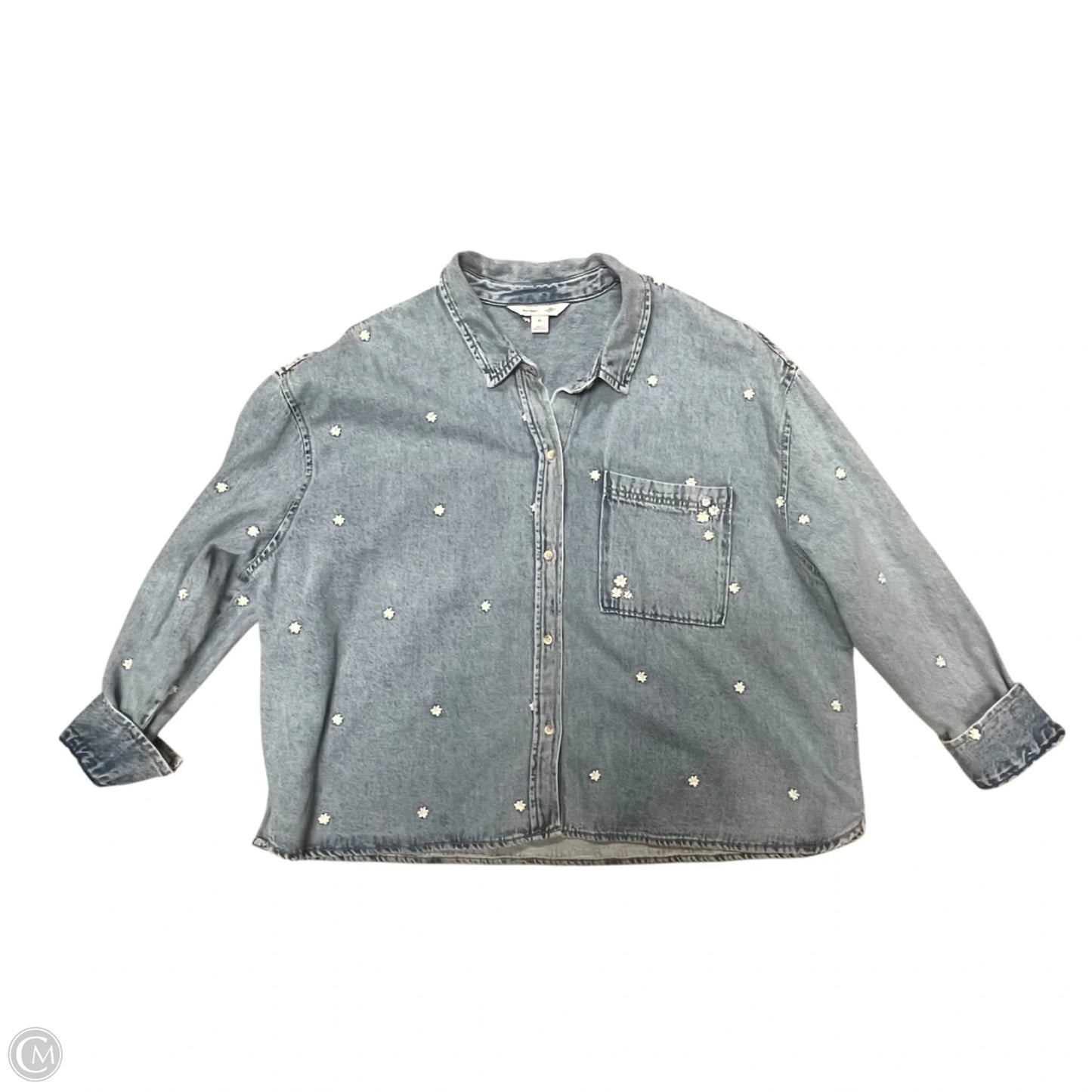Jacket Denim By Old Navy In Blue Denim, Size: 3x