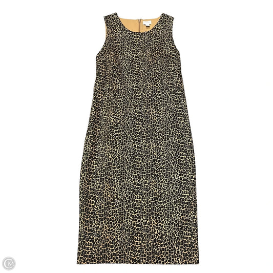 Dress Party Midi By J. Crew In Animal Print, Size: M