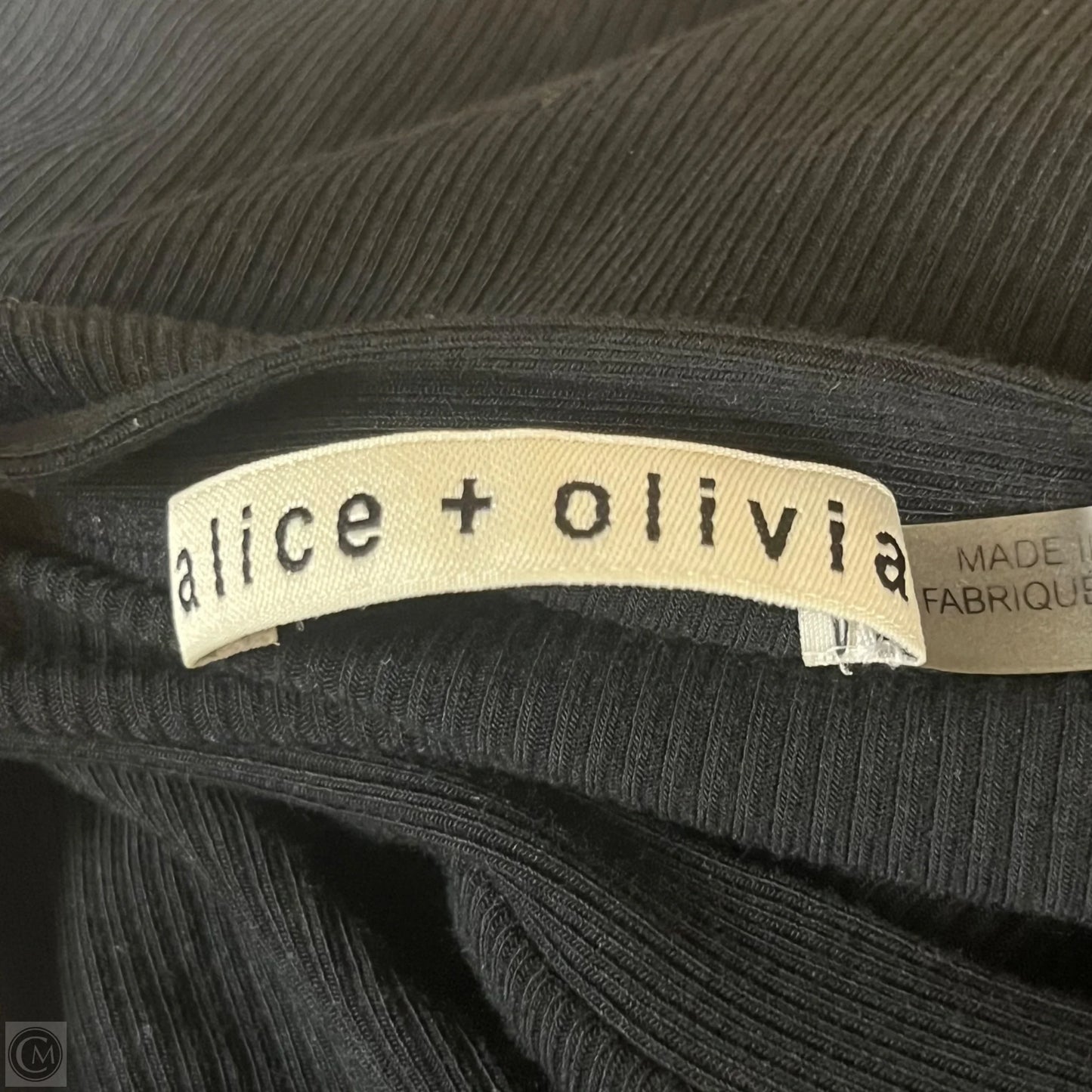Dress Designer By Alice + Olivia In Black, Size: L