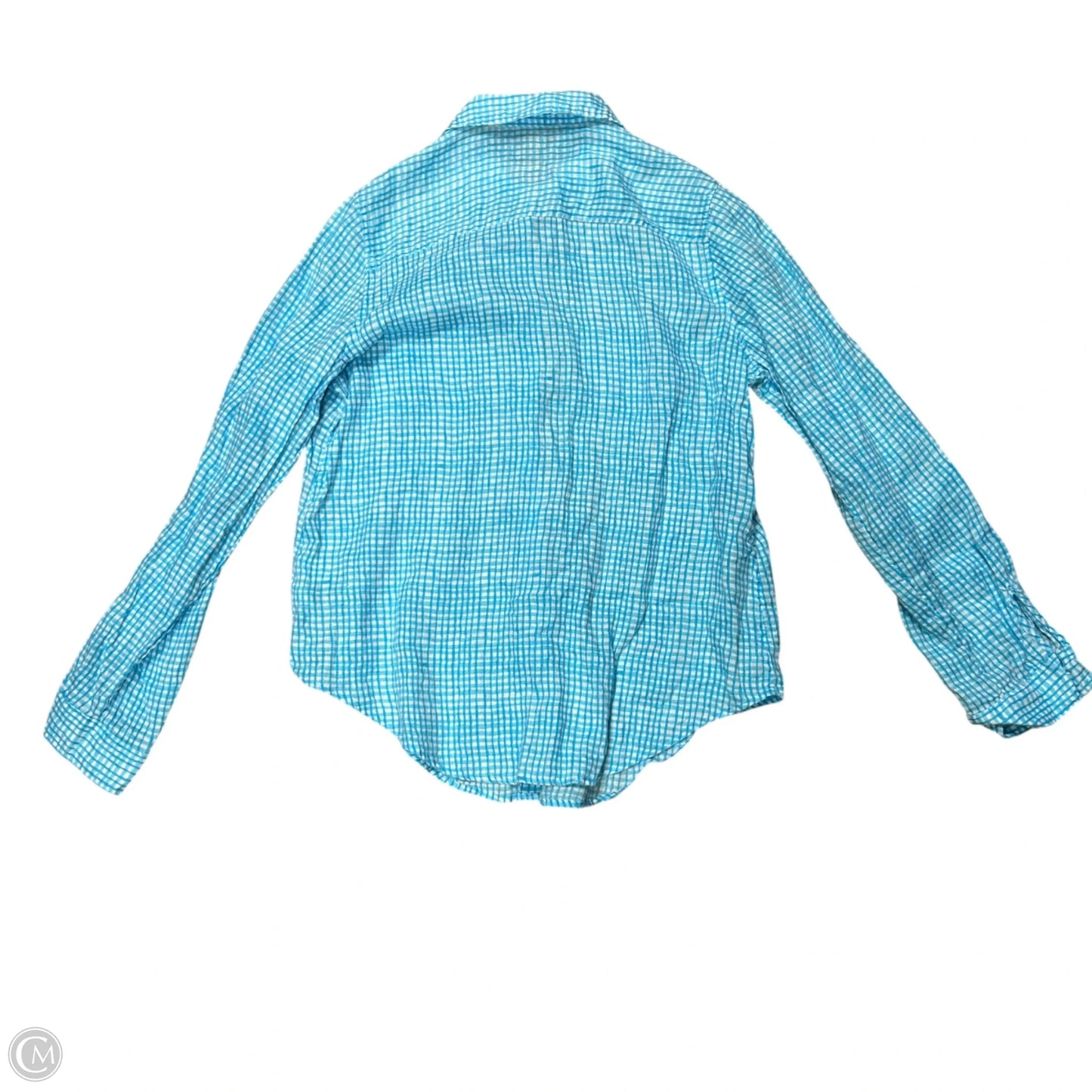 Top Long Sleeve Designer By Lilly Pulitzer In Blue, Size: M