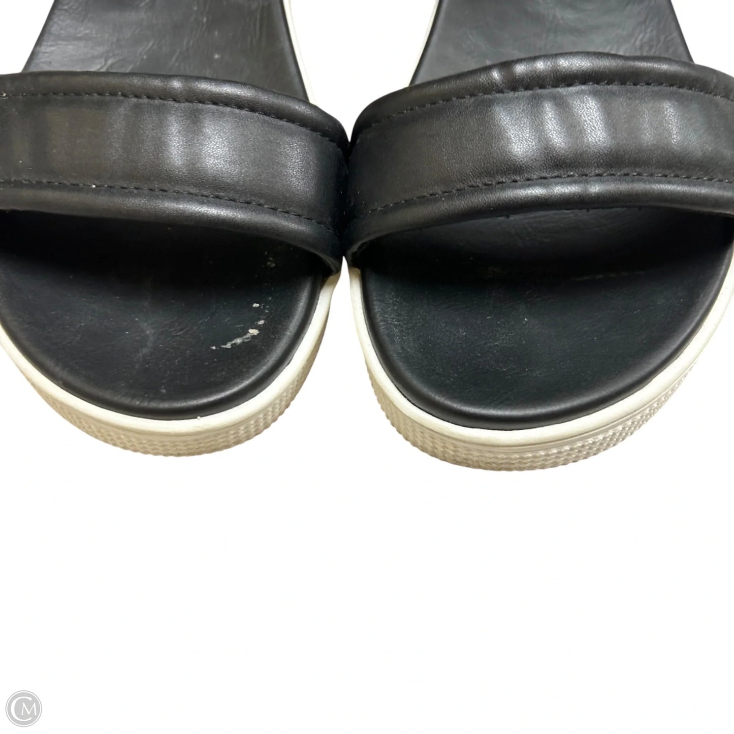 Sandals Flats By Mia In Black & White, Size: 9