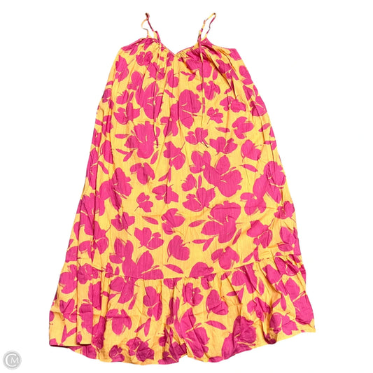 Dress Casual Maxi By Gap In Orange & Pink, Size: M