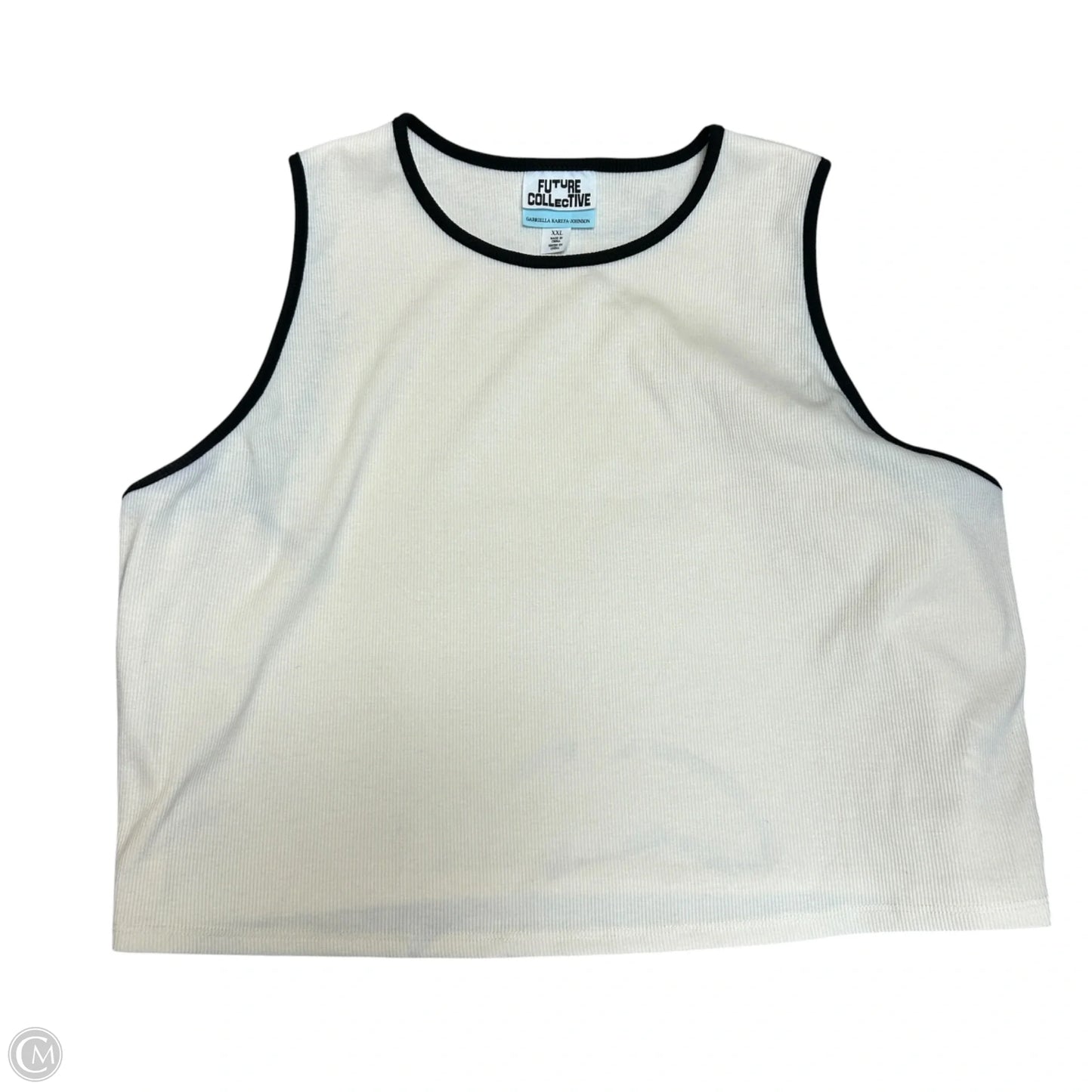 Tank Top By Future Collective In Cream, Size: Xxl