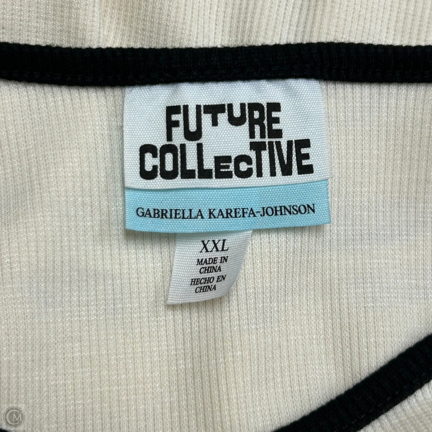 Tank Top By Future Collective In Cream, Size: Xxl