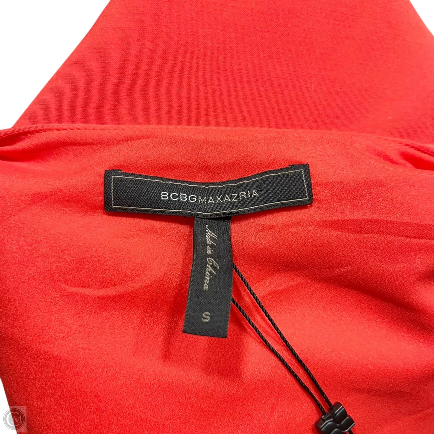 Top Short Sleeve By Bcbgmaxazria In Orange, Size: S
