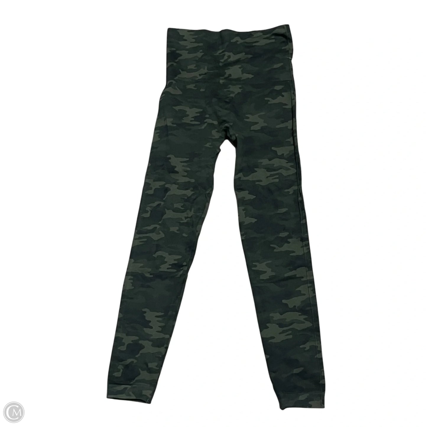 Athletic Leggings By Spanx In Green, Size: S