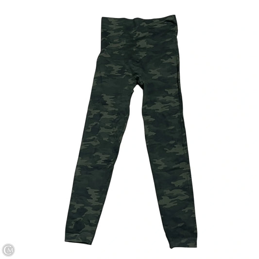 Athletic Leggings By Spanx In Green, Size: S