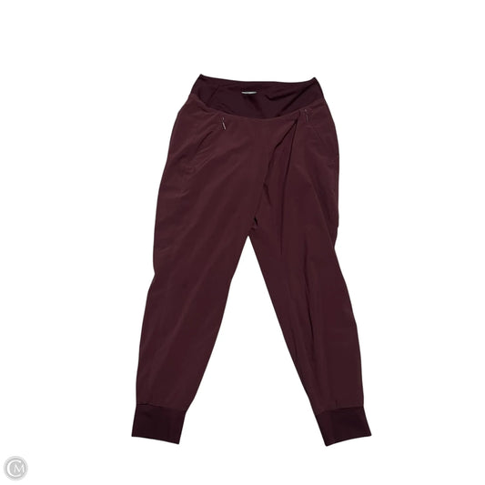 Athletic Pants By Athleta In Maroon, Size: 2