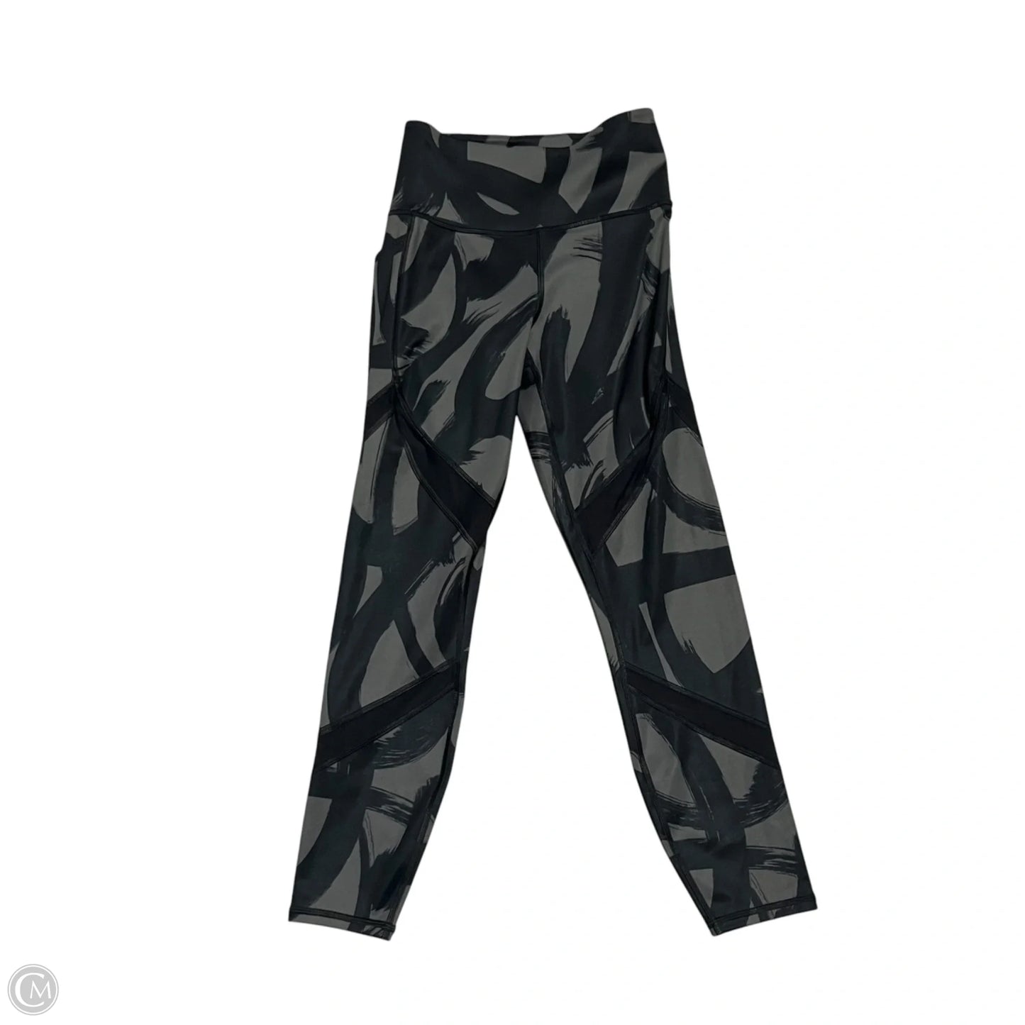 Athletic Leggings Capris By Athletica In Black & Grey, Size: 6