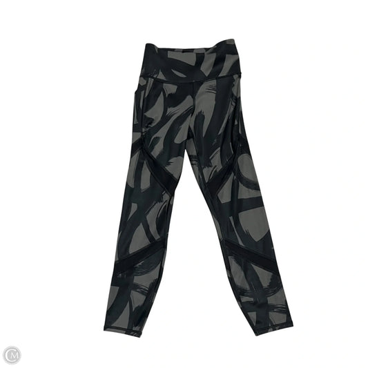 Athletic Leggings Capris By Athletica In Black & Grey, Size: 6