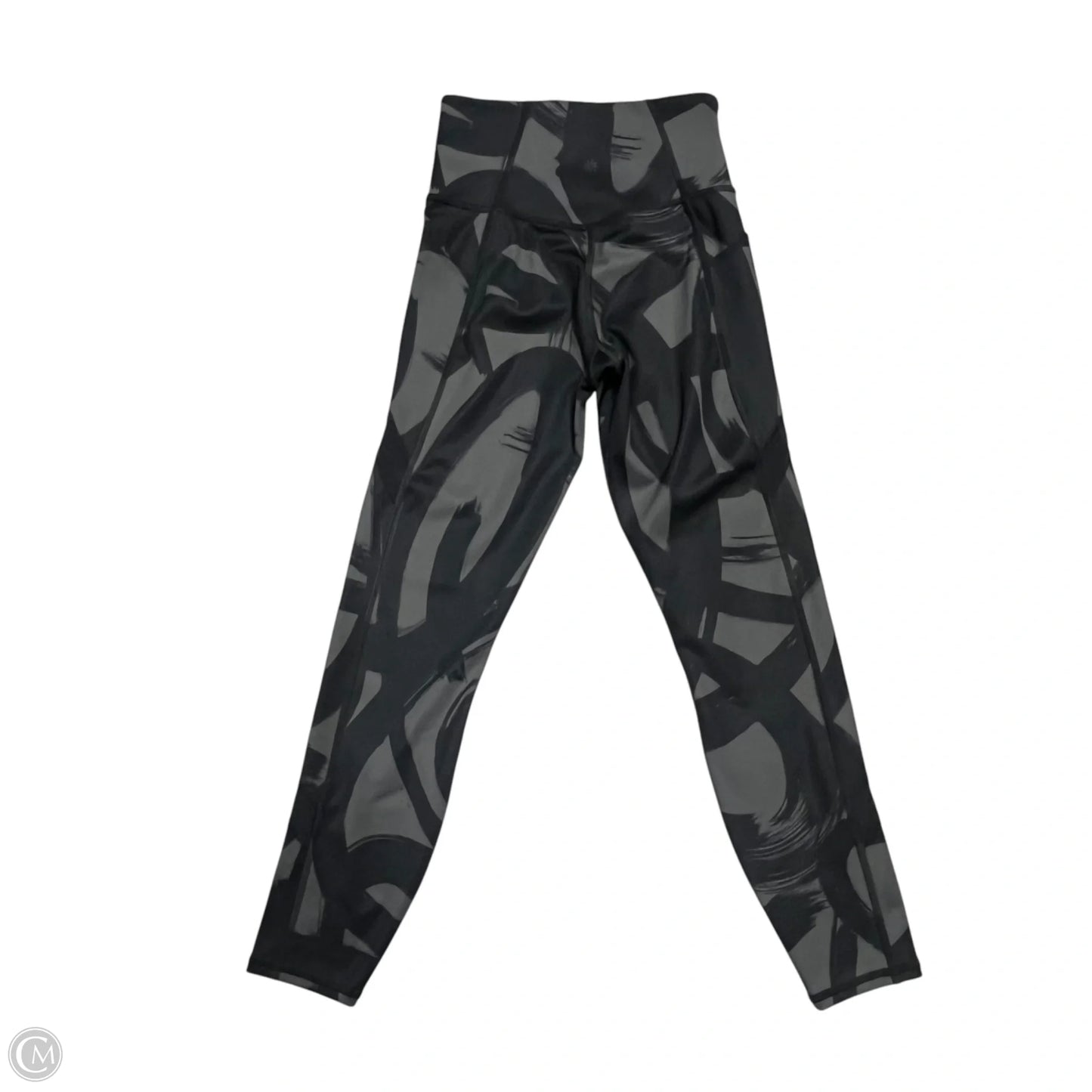 Athletic Leggings Capris By Athletica In Black & Grey, Size: 6