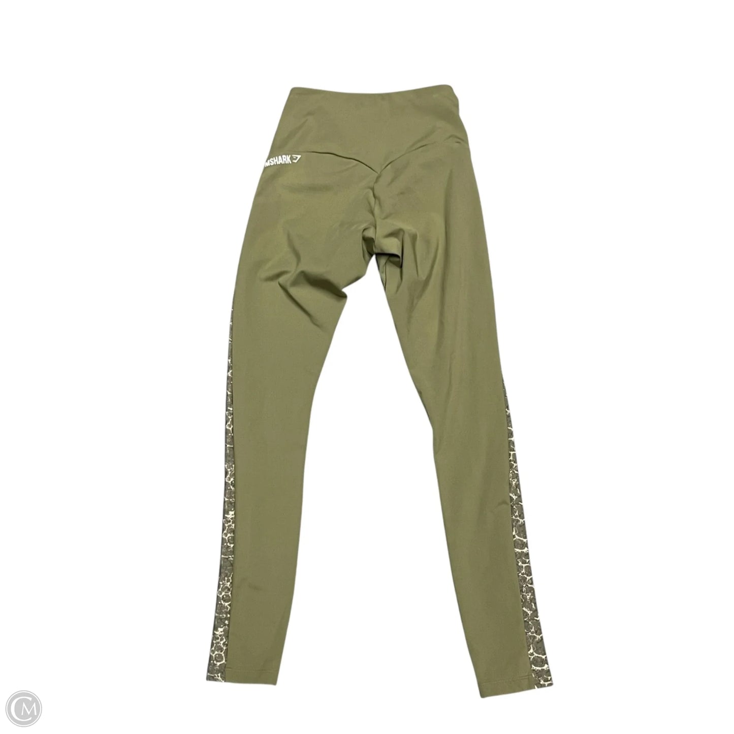 Athletic Leggings By Gym Shark In Green, Size: Xs