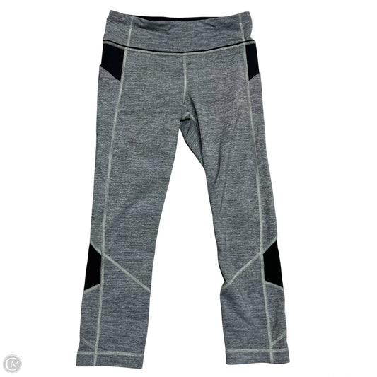 Athletic Leggings Capris By Lululemon In Grey, Size: 6