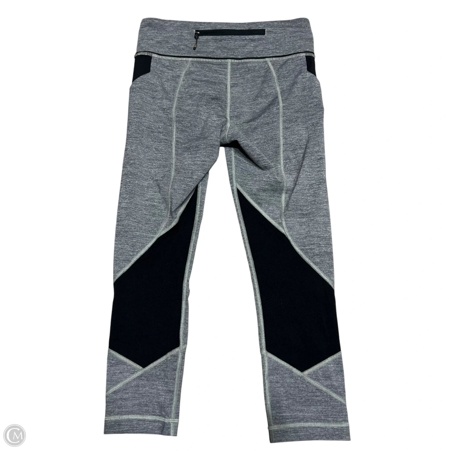 Athletic Leggings Capris By Lululemon In Grey, Size: 6