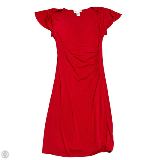 Dress Party Midi By Bloomingdales In Red, Size: M
