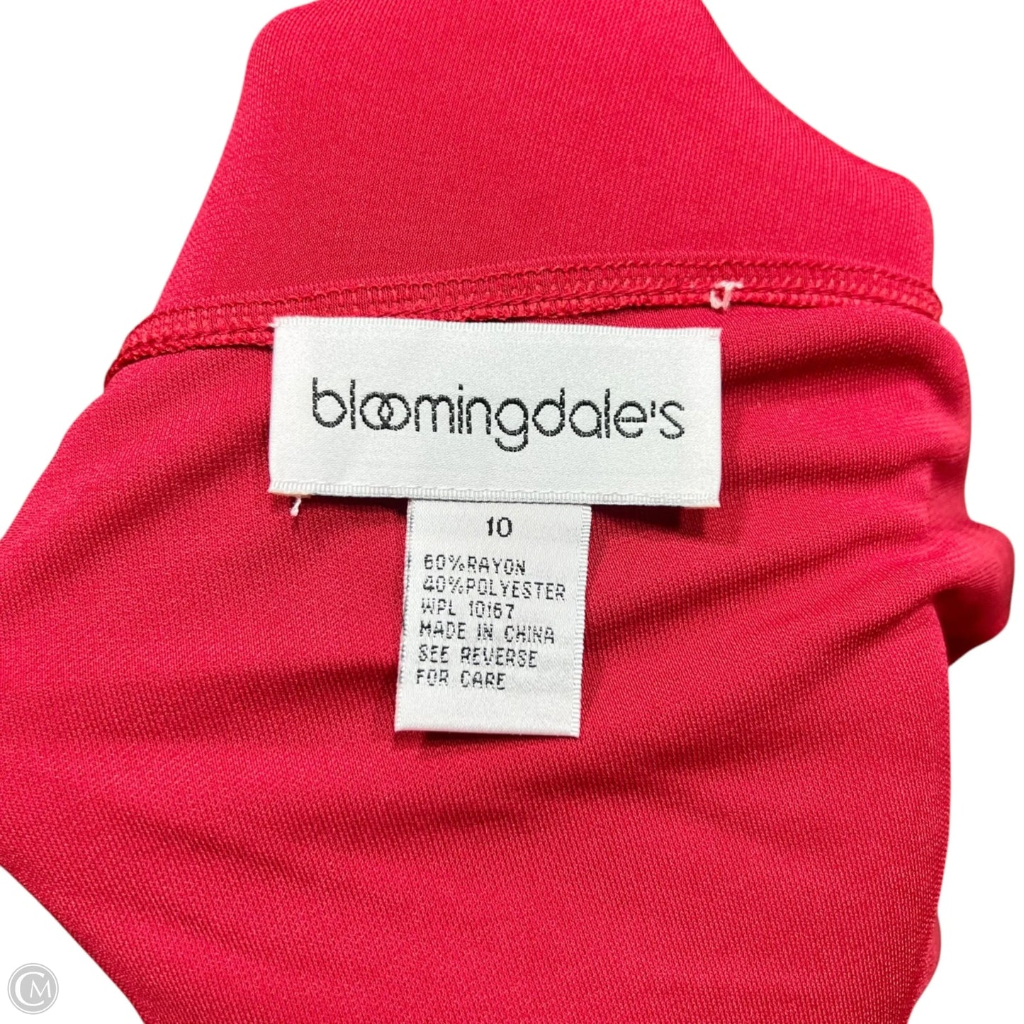 Dress Party Midi By Bloomingdales In Red, Size: M