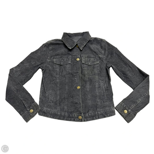 Jacket Denim By Gap In Grey, Size: S