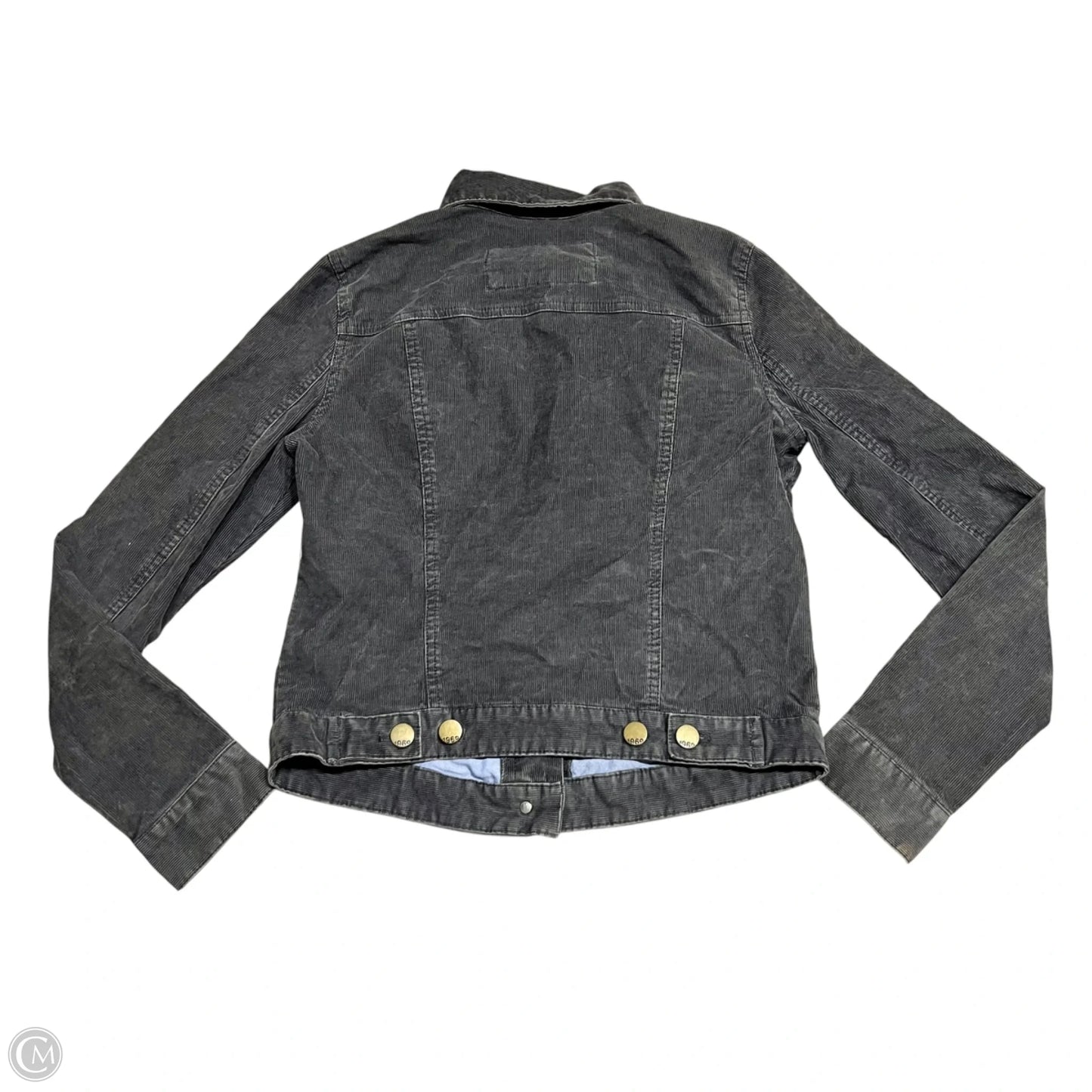 Jacket Denim By Gap In Grey, Size: S