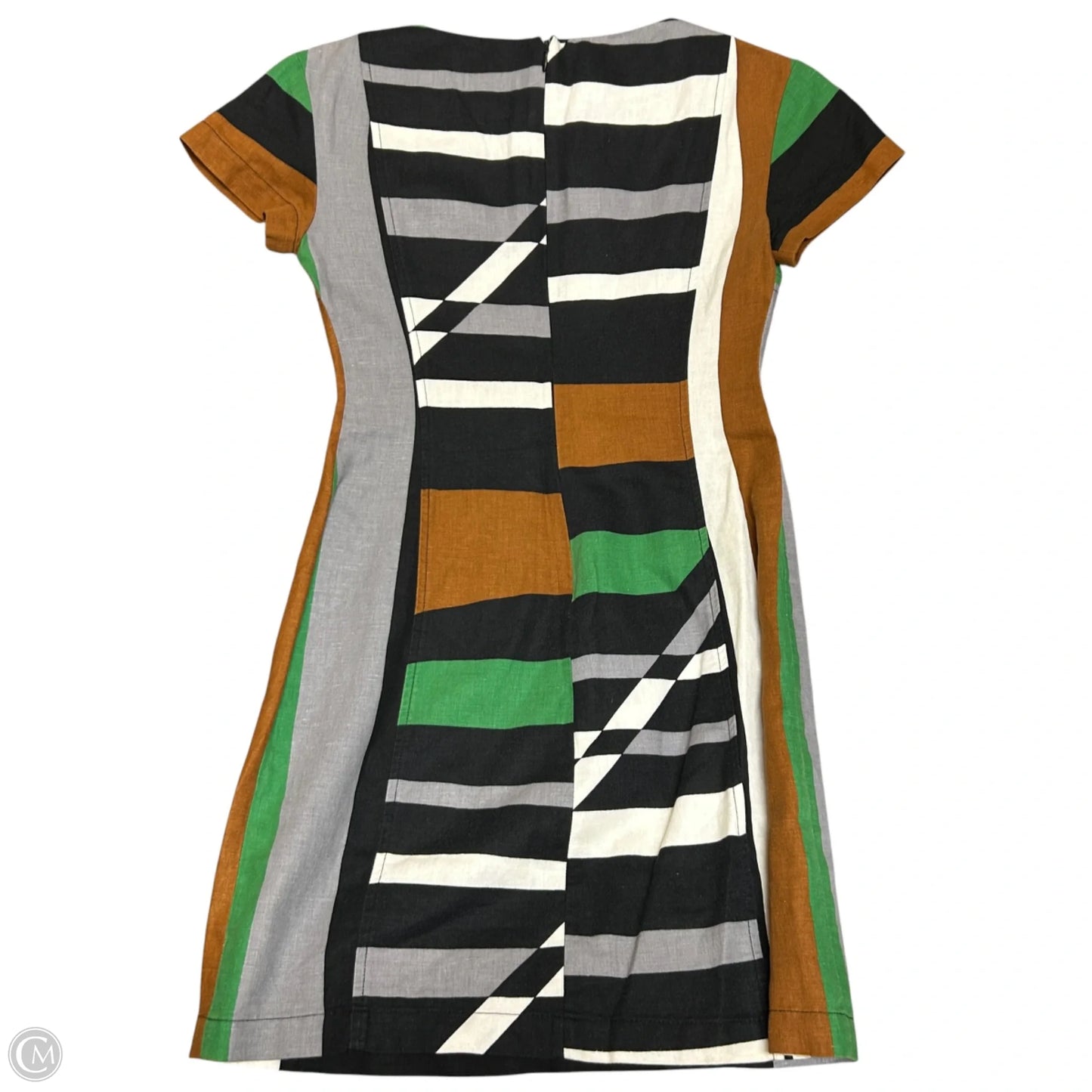 Dress Designer By Derek Lam In Black & Grey, Size: 2