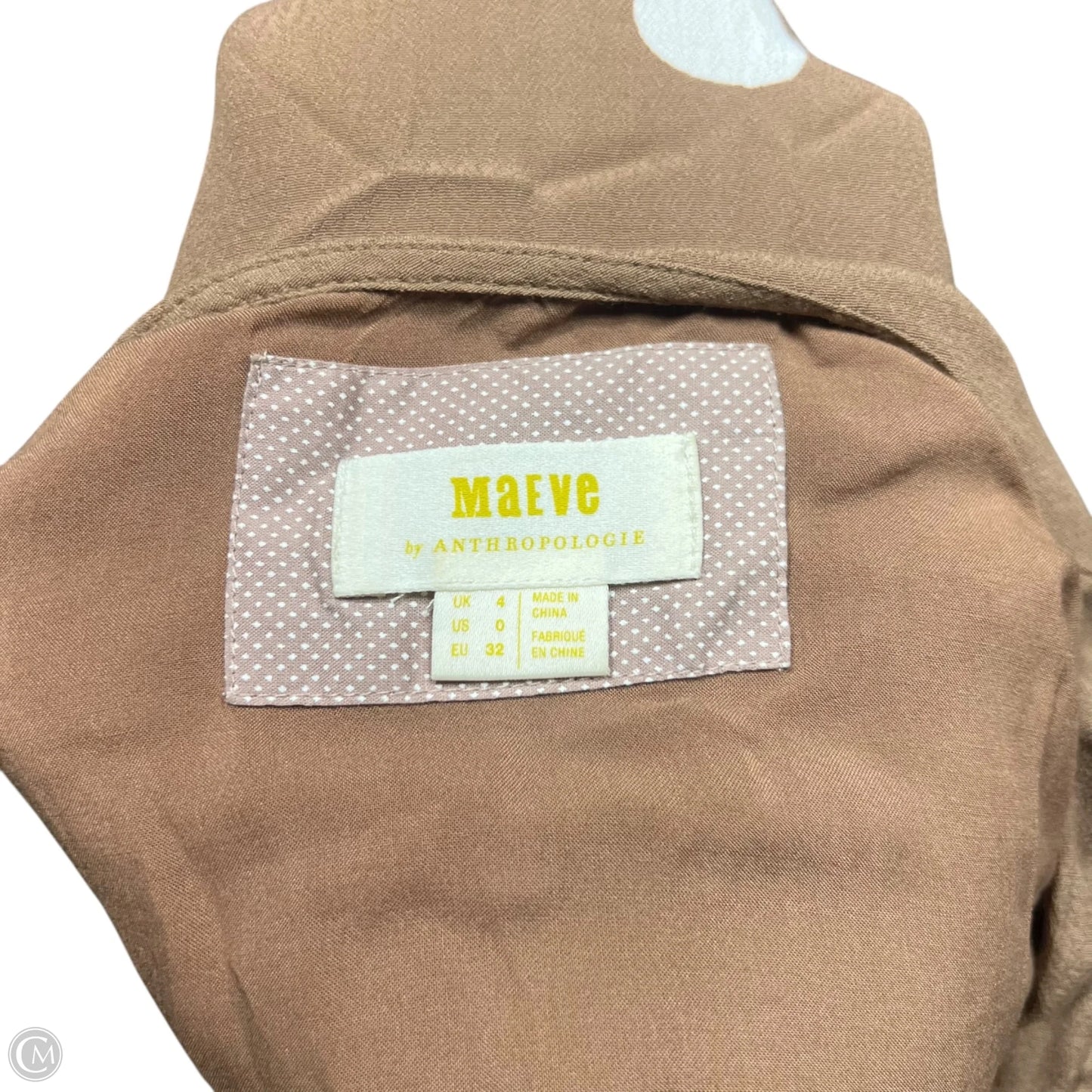 Dress Casual Midi By Maeve In Brown, Size: Xs
