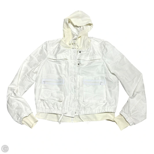 Athletic Jacket By Blank Noir In White, Size: L