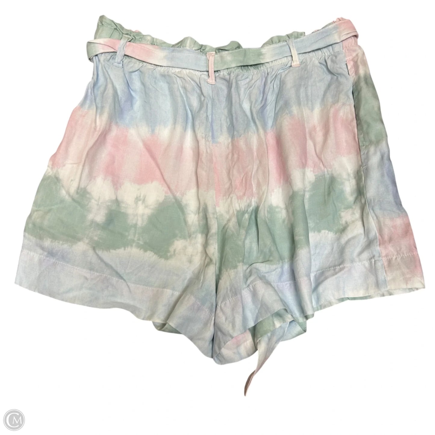 Shorts By Cloth & Stone In Green & Pink, Size: L