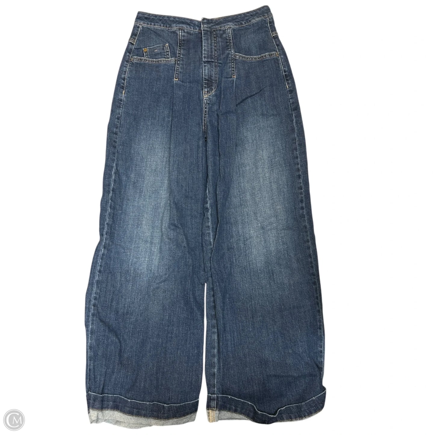 Jeans Wide Leg By Pilcro In Blue Denim, Size: 6