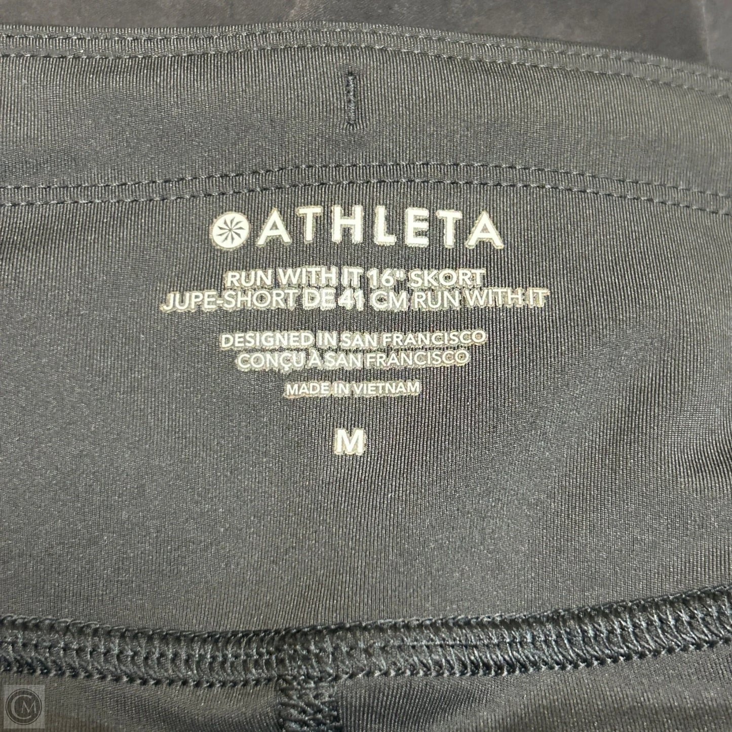 Athletic Skirt By Athleta In Black, Size: M