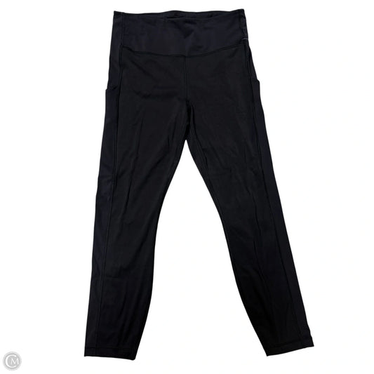 Athletic Leggings By Athleta In Black, Size: M