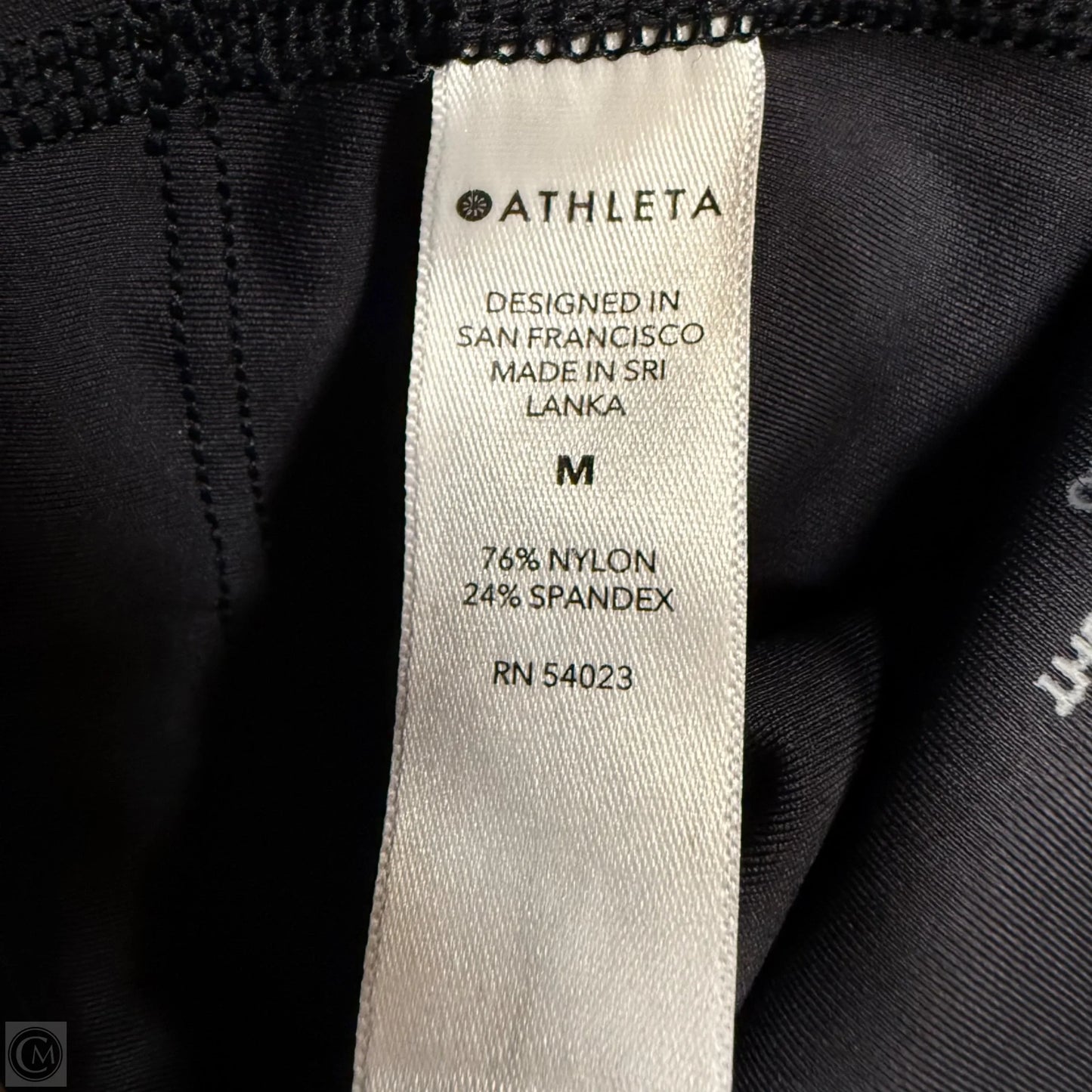 Athletic Leggings By Athleta In Black, Size: M