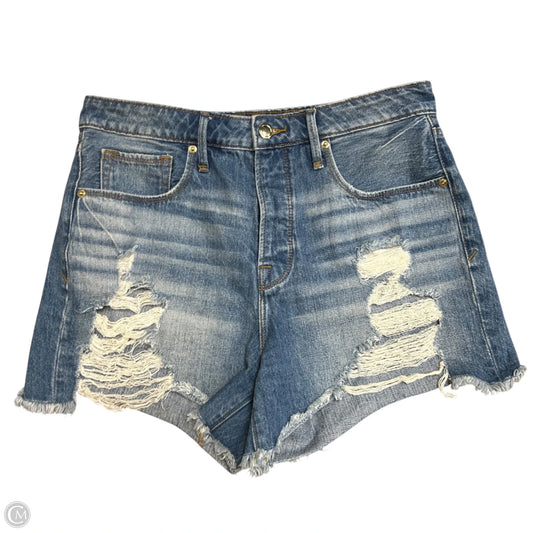 Shorts By Good American In Blue Denim, Size: 6