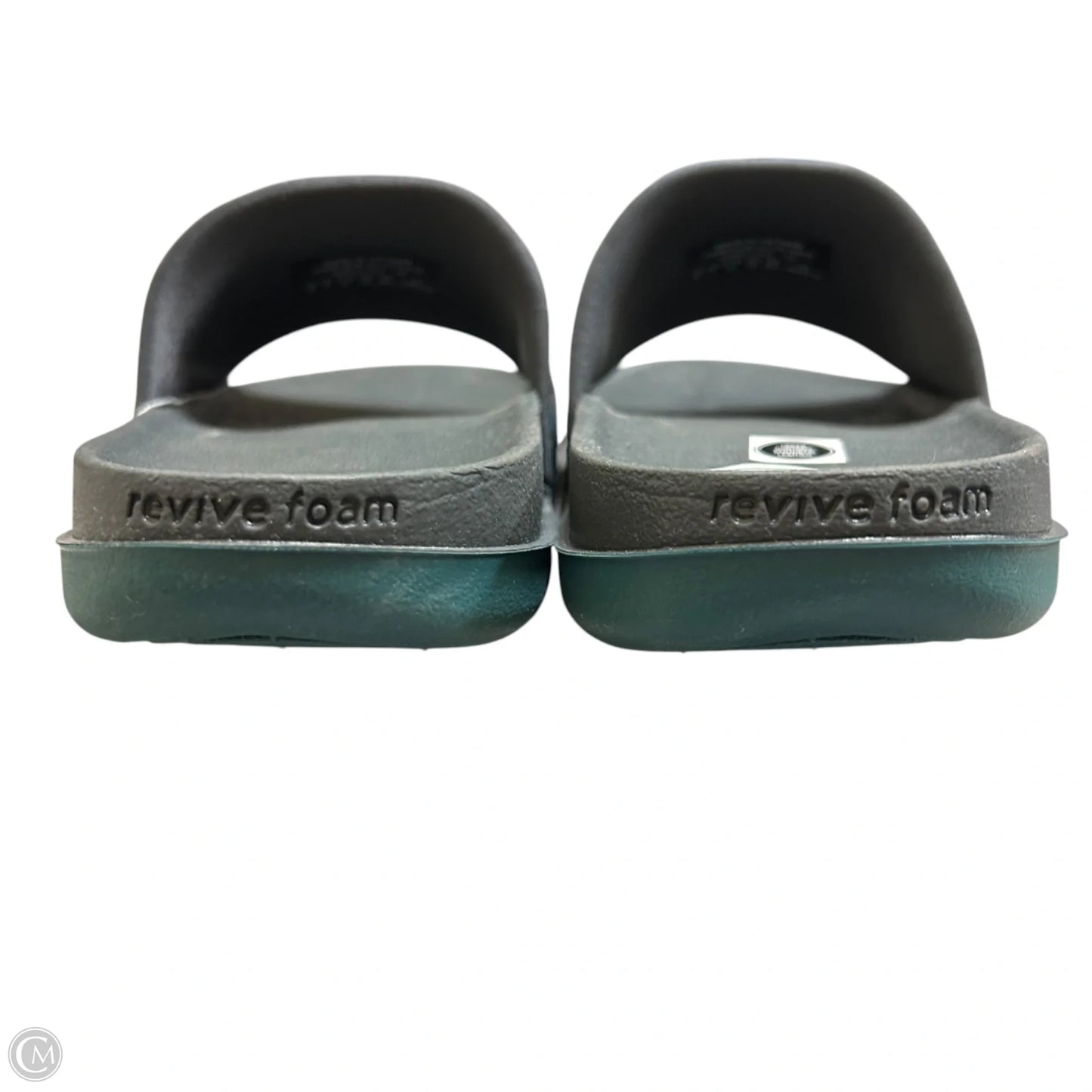 Sandals Sport By Nike In Black & Green, Size: 8