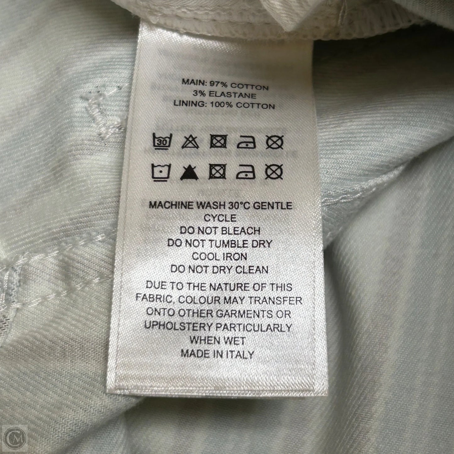 Jeans Straight By Alexa Chung In Green & White, Size: 0