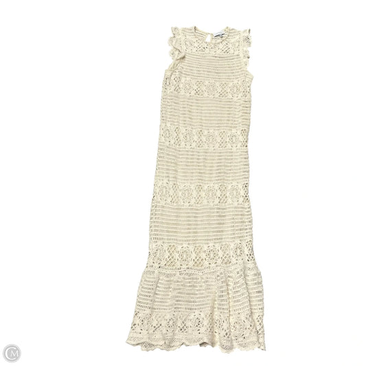 Dress Casual Maxi By Lucy Paris In Cream, Size: S
