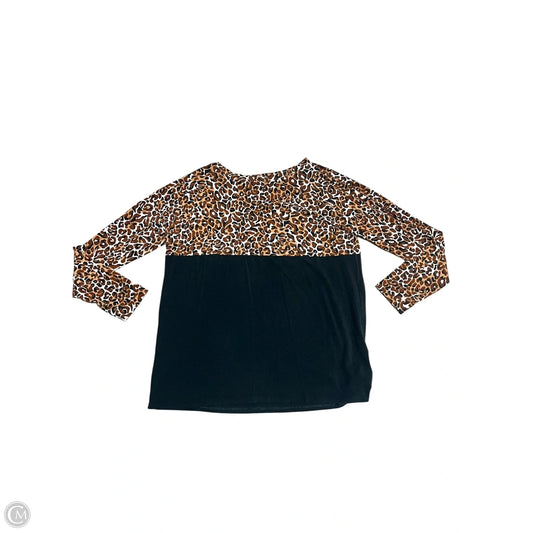 Top Long Sleeve Designer By Lilly Pulitzer In Animal Print, Size: M