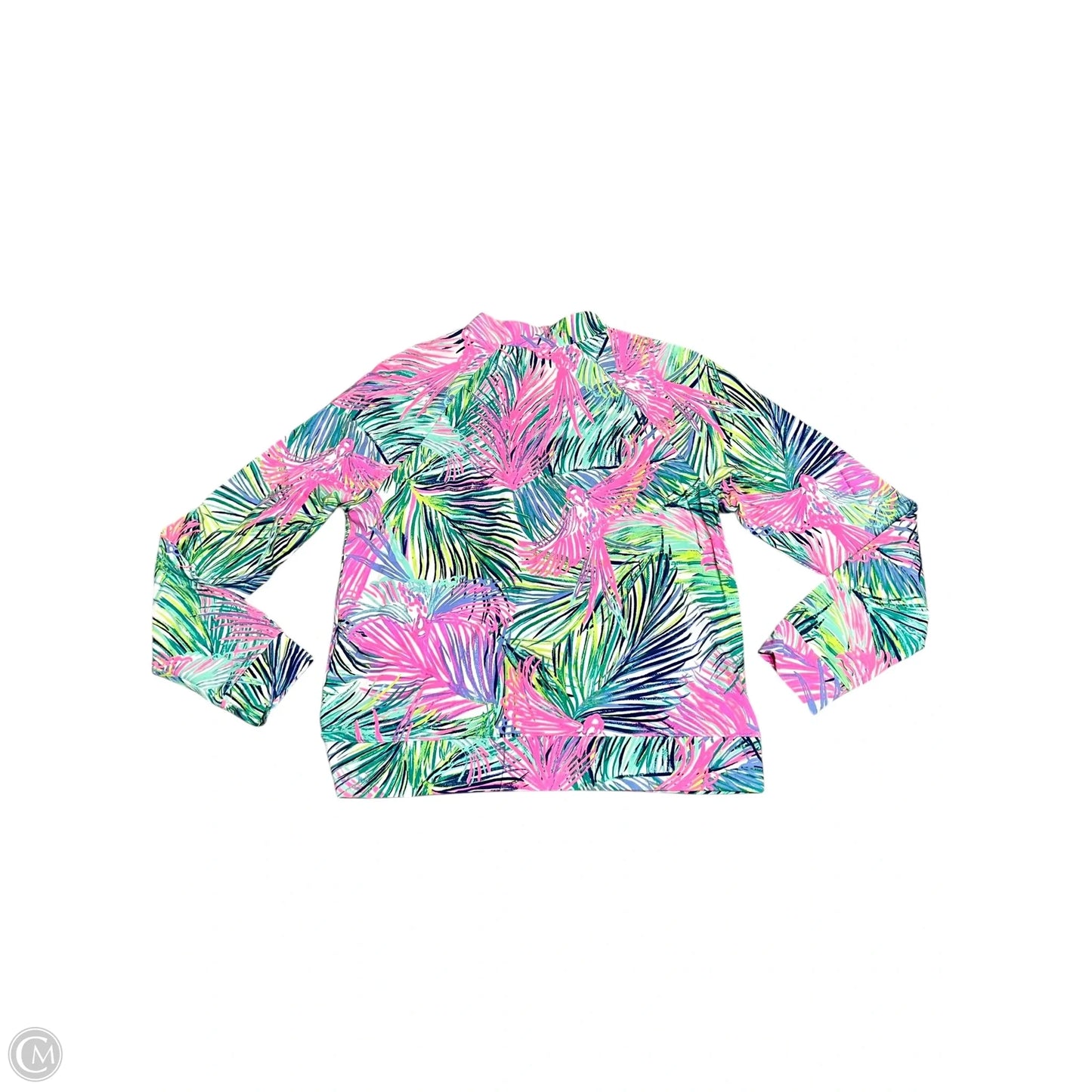 Jacket Designer By Lilly Pulitzer In Green & Pink, Size: L