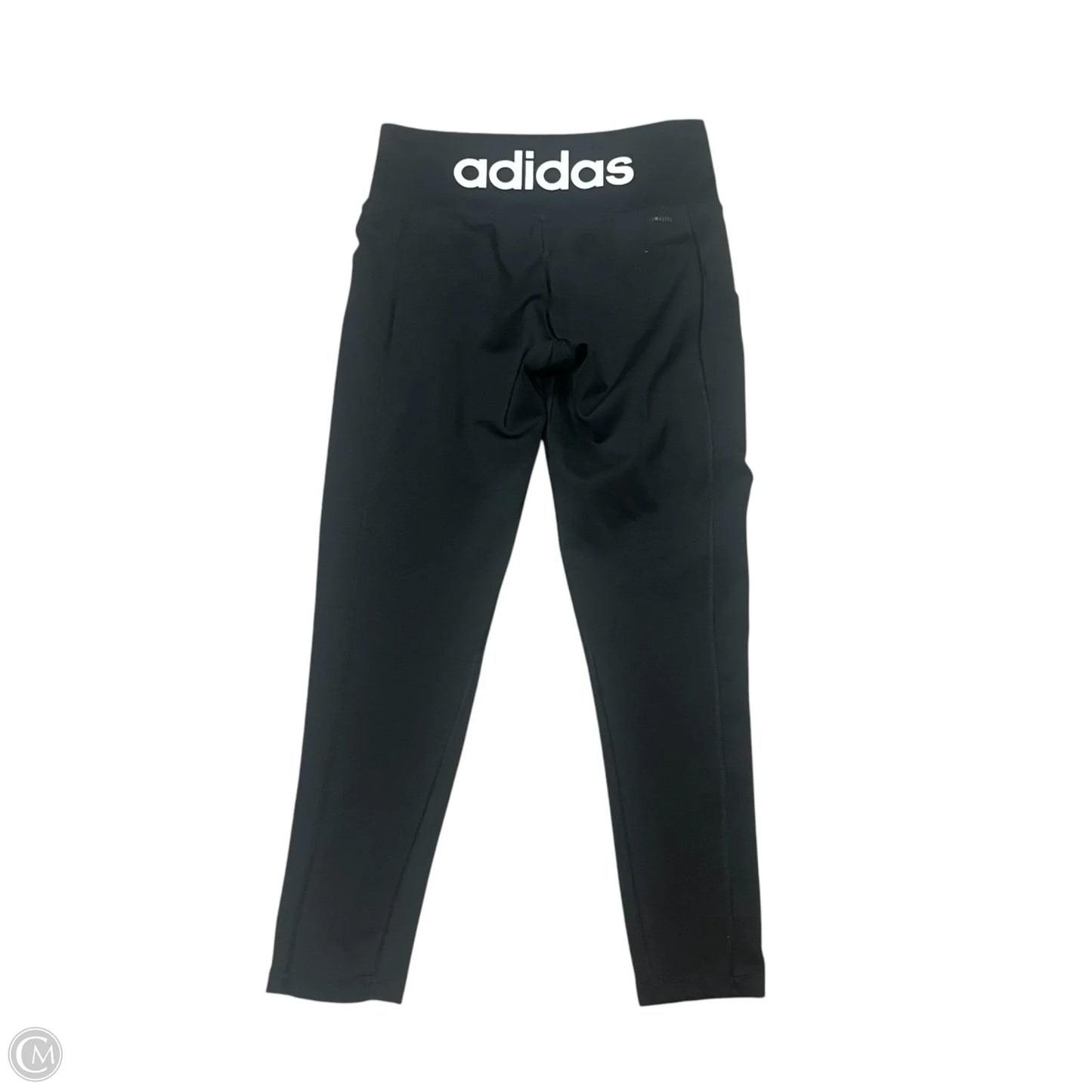 Athletic Leggings By Adidas In Black, Size: M