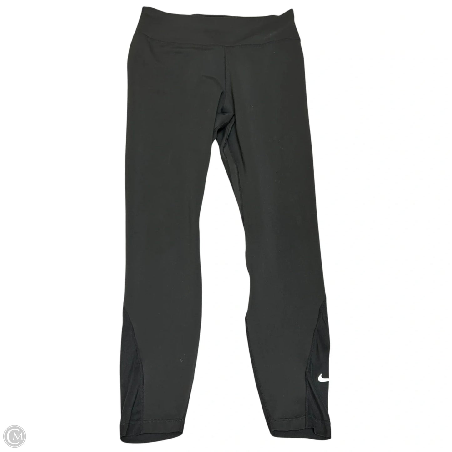 Athletic Leggings By Nike In Black, Size: M