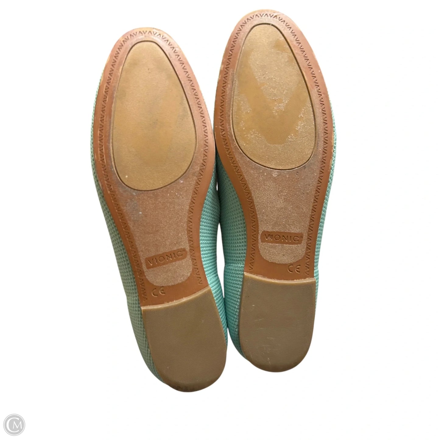 Shoes Flats By Vionic In Aqua, Size: 9.5