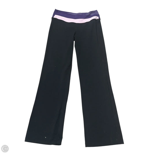 Athletic Pants By Lululemon In Black & Purple, Size: 8