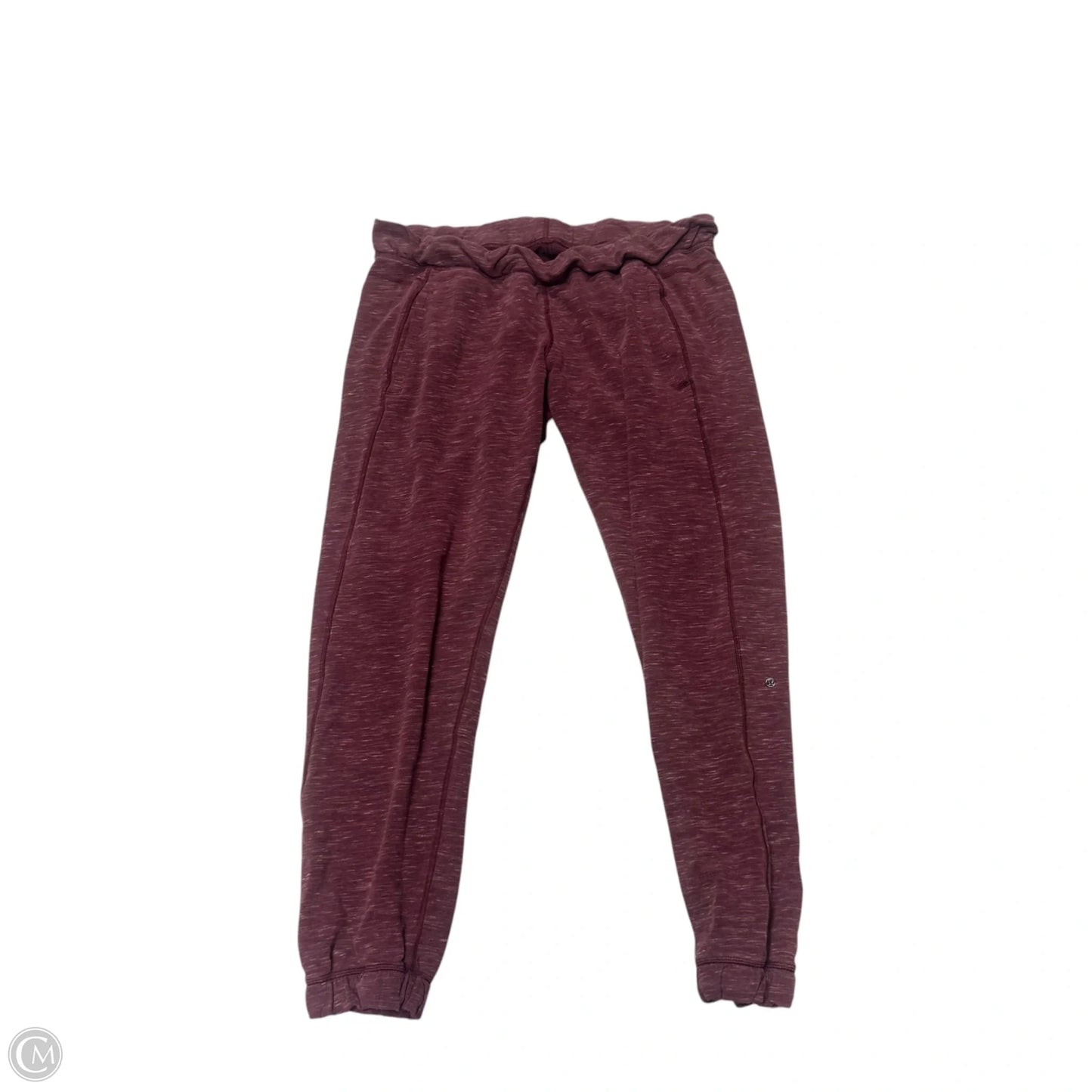 Athletic Pants By Lululemon In Maroon, Size: 12