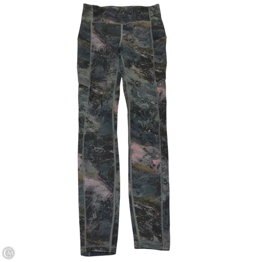 Athletic Leggings By Lululemon In Multi-colored, Size: 2
